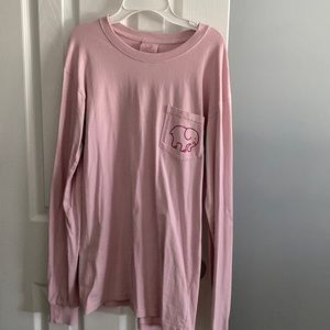 Ivory Ella dusty pink long sleeve shirt